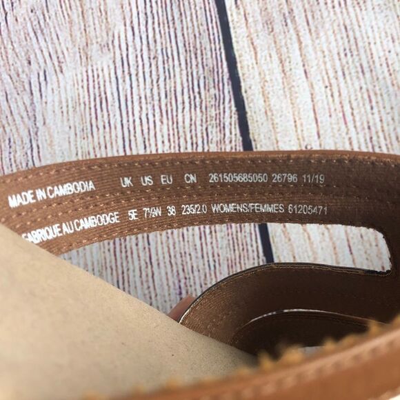 Clarks ADA LILAH Leather Metallic Sandal - Picture 6 of 8